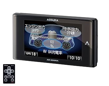 ASSURA AR-333 GPS搭載レーダー探知機本体　宙吊りキット付き ASSURA AR-333 GPS搭載レーダー探知機本体 宙吊りキット付き AR